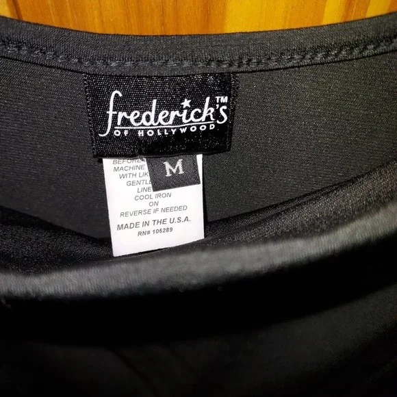 Frederick's of Hollywood Bodycon Dress Size M - black - Picture 2 of 4